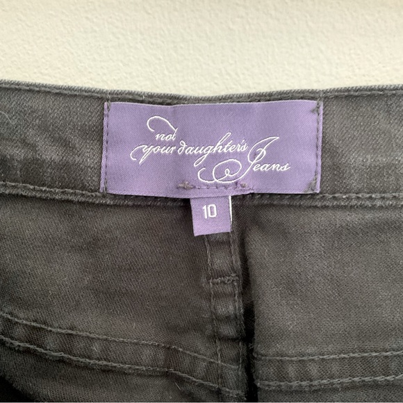 NYDJ Black Cropped jeans, size 10, EUC - Picture 6 of 6
